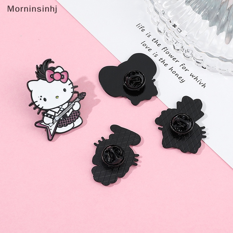 Mornin Sanrio Hello Kitty Kucing Lucu Kerah Pin Tas Ransel Pesona Bros Untuk Wanita Enamel Pin Hadiah Fashion Perhiasan Aksesoris id