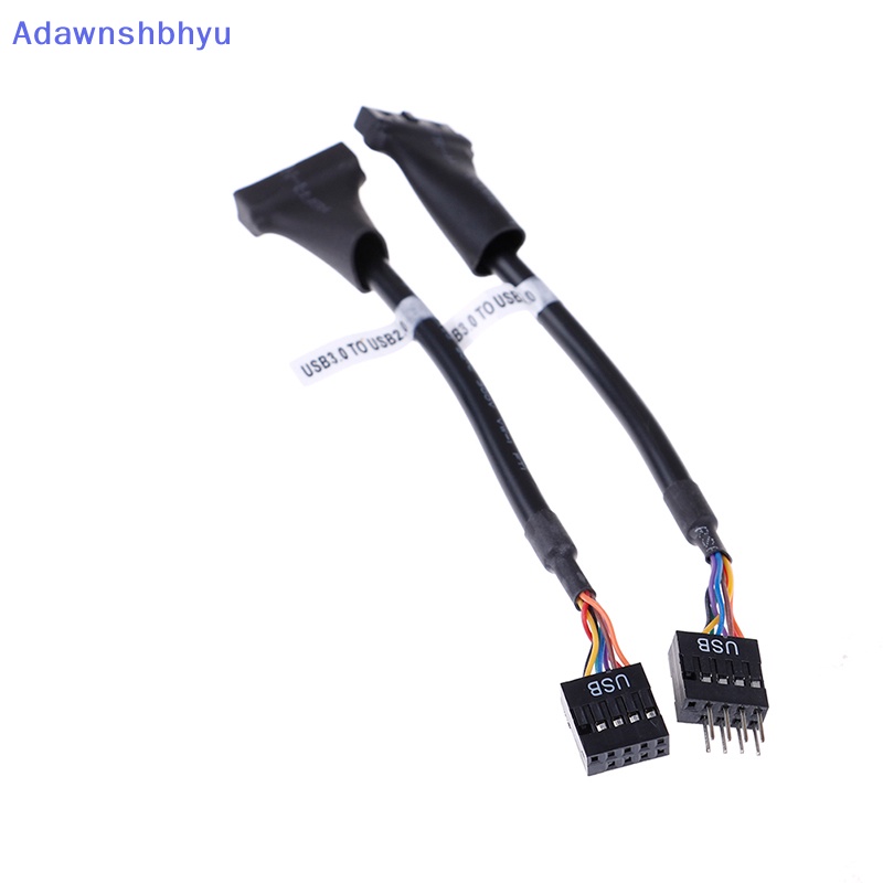 Header motherboard Adhyu usb 3.0 20pin Ke usb 2.0 9pin adapter converter Kabel ID