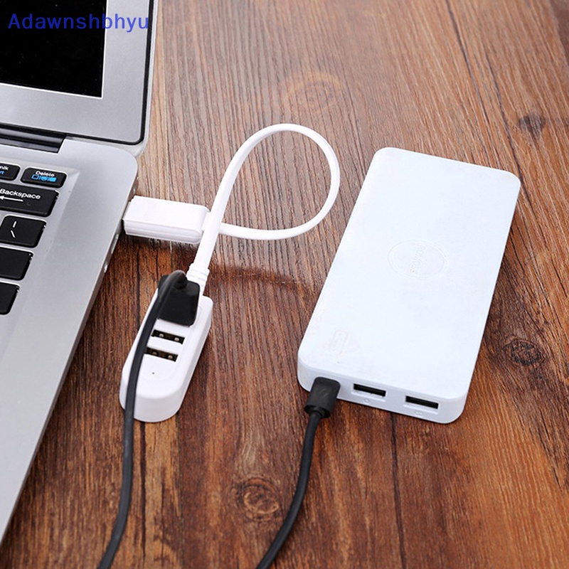Adhyu Stop Kontak Hub Mini Usb 2.0 Pola Splitter Adapter 3port Soket Kabel High Speed ID