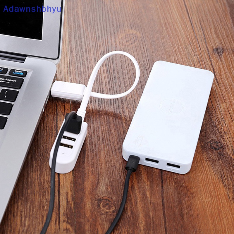 Adhyu Stop Kontak Hub Mini Usb 2.0 Pola Splitter Adapter 3port Soket Kabel High Speed ID