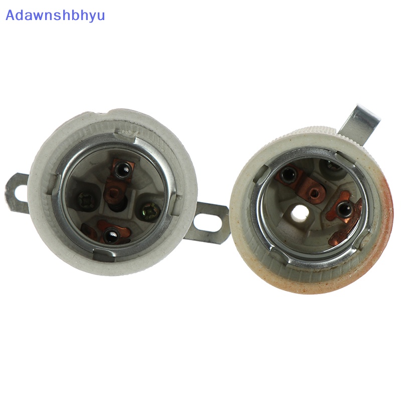 Adhyu E27 Ceramic Screw Base Tahan Suhu Tinggi Socket Light Bulb Holder Adapter ID