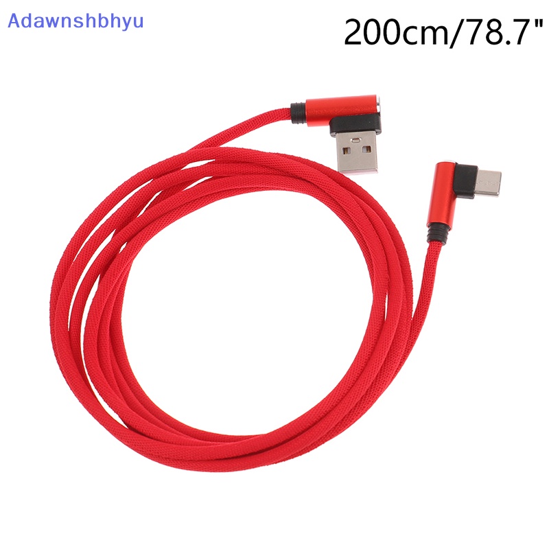 Adhyu usb Type c 90derajat Pengisian Cepat usb c Kabel Tipe-c data Cord Charger usb-c ID