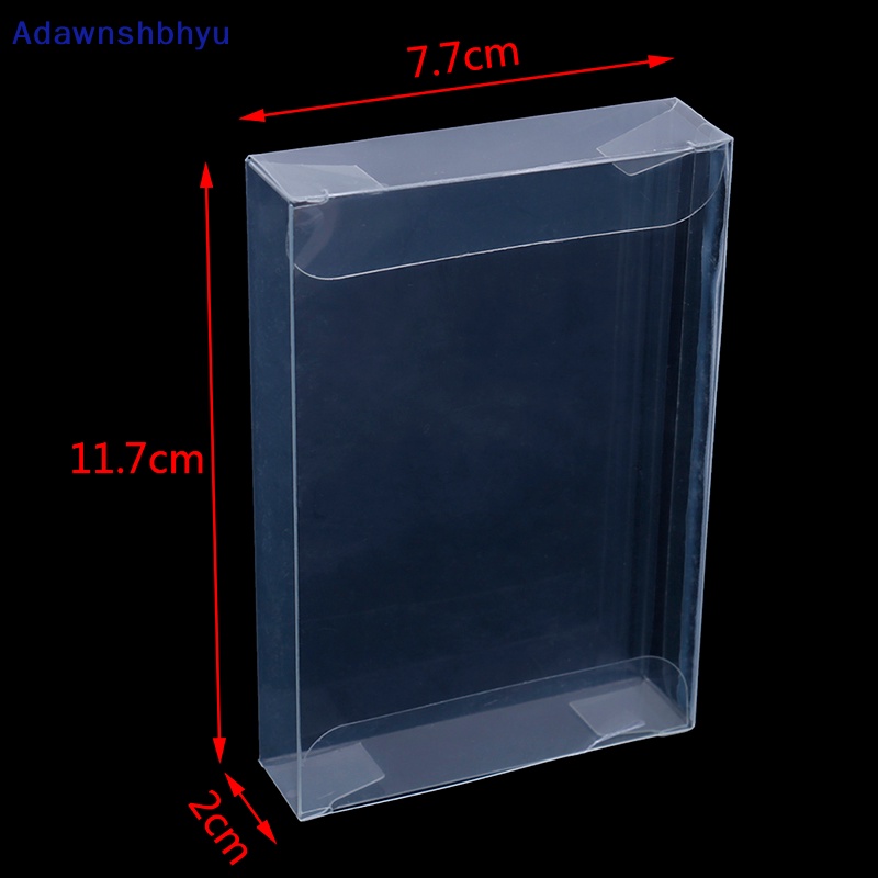 Adhyu 10Pcs box sleeve case Cart Bening Untuk nintend N64 cartridge cib protectors ID