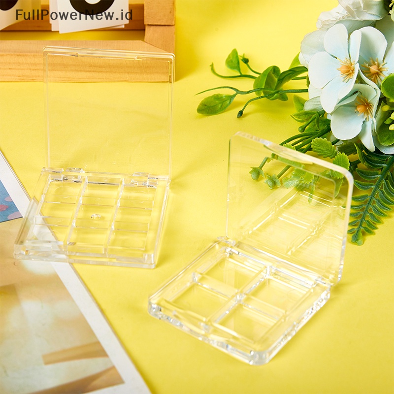 Power Nail Tip Box4 /9 Grids Tempat Penyimpanan Kosong Nail Art Organizer Container Box ID