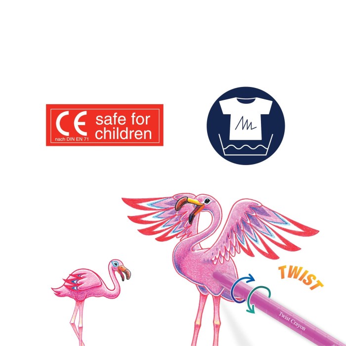 

Faber-Castell Twist Crayon Set 24