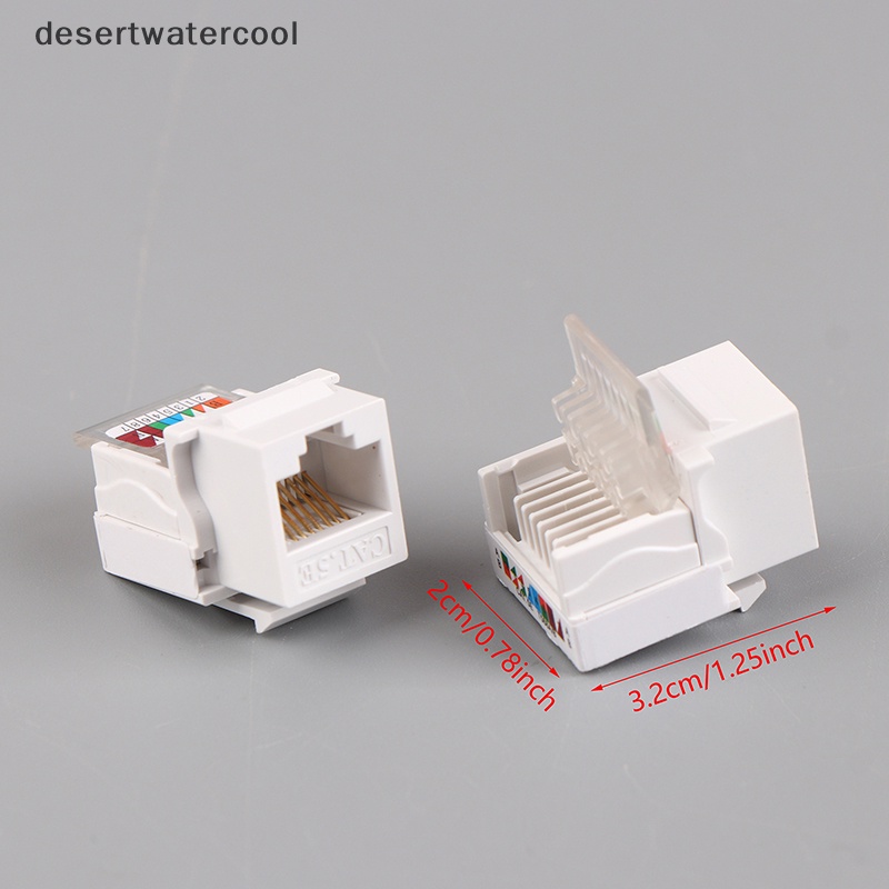 Deid 5PCS RJ45 Connector Informa Socket Stop Kontak Komputer Kabel Adaptor Jack Martijn