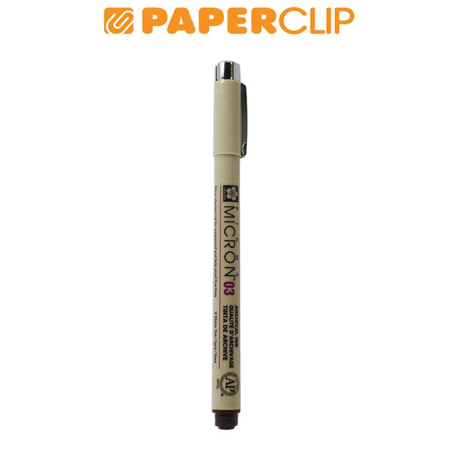

BALLPOINT SAKURA PIGMA MICRON 03 SEPIA