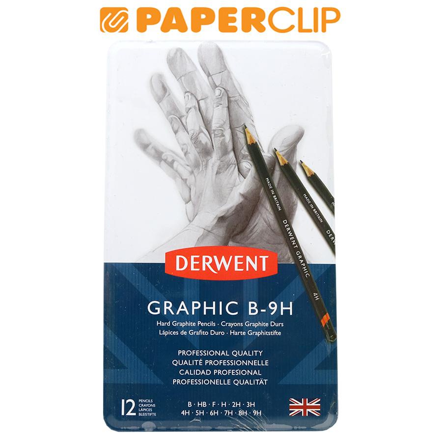 

PENSIL DERWENT GRAPHIC TECHNIQUE SET 12 34213DW HARD
