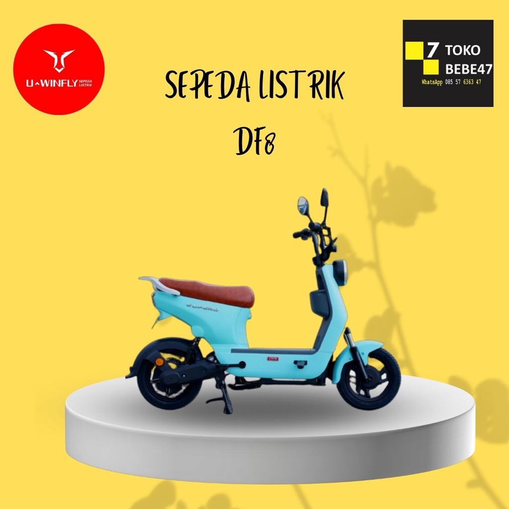 SEPEDA LISTRIK MOTOR LISTRIK  DF8 UWINFLY DF 8 S DRAGONFLY 8 DRAGONFLY8