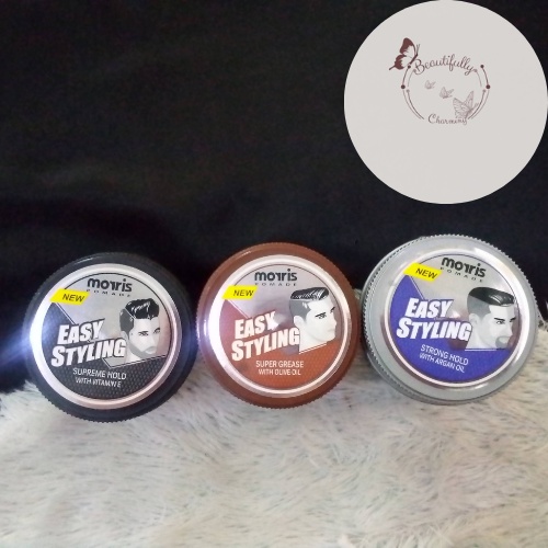 Morris Pomade waterbase 80gr/pomade laki laki/perata rambut/pomed tahan lama/pomede/gesby/pomed mura