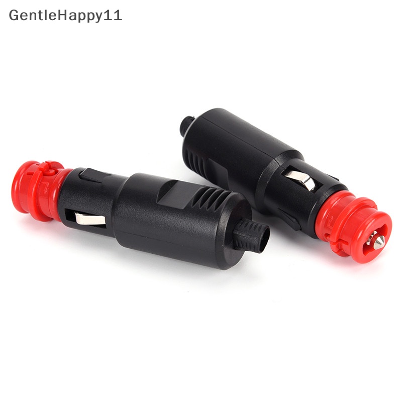 Gentlehappy 12V-24V Colokan Mobil Socket Sambungan Colokan Listrik Male Adapter Hot id