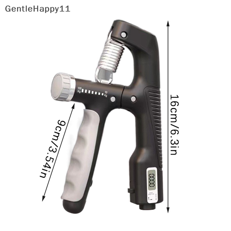 Gentlehappy 10-100Kg A-Type Adjustable Hand Grip Power Latihan Heavy Gripper Wrist Trainer id