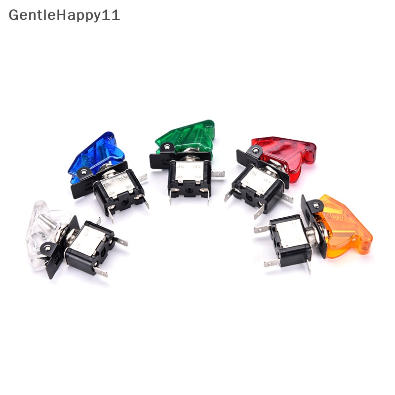 Gentlehappy New Universal 12V 20A Balap Mobil Kendaraan ON/OFF Lampu Rocker Toggle Switch Cover id