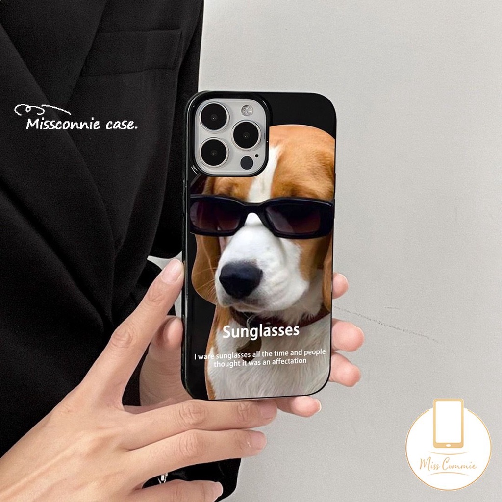 IPHONE Splash Ink Graffiti Fun Dachshund Dog Phone Case Kompatibel Untuk Iphone7 8 Plus11 14 13 12 Pro Max 7Plus XR X XS Max SE 2020anjing Keren Glossy Halus Shockproof Soft Cover