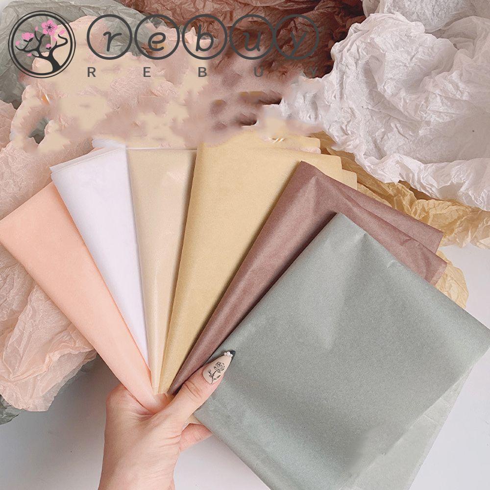 Rebuy Papan Pajangan Kuku Mode Sederhana DIY Kertas Tisu Wrapping Paper Manicure Aksesoris Nail Art Dekorasi Alat Hadiah Dekorasi Kusut Kertas