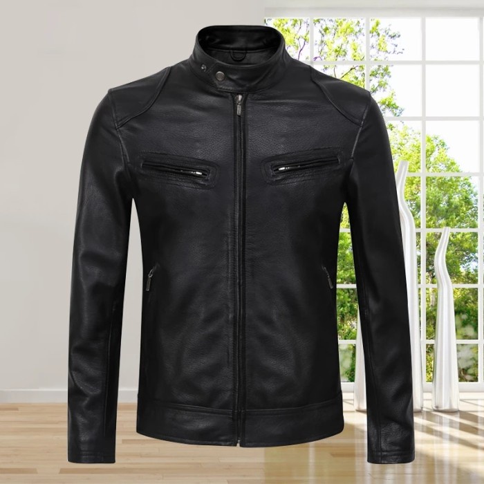 jaket kulit pria asli jaket kulit domba garut jaket kulit asli domba Garut model terlaris dari kulit