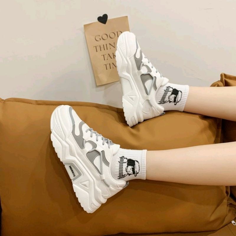 JILITU T-19 SEPATU WANITA IMPORT FASHION KOREAN TREND (PLUS BOX )