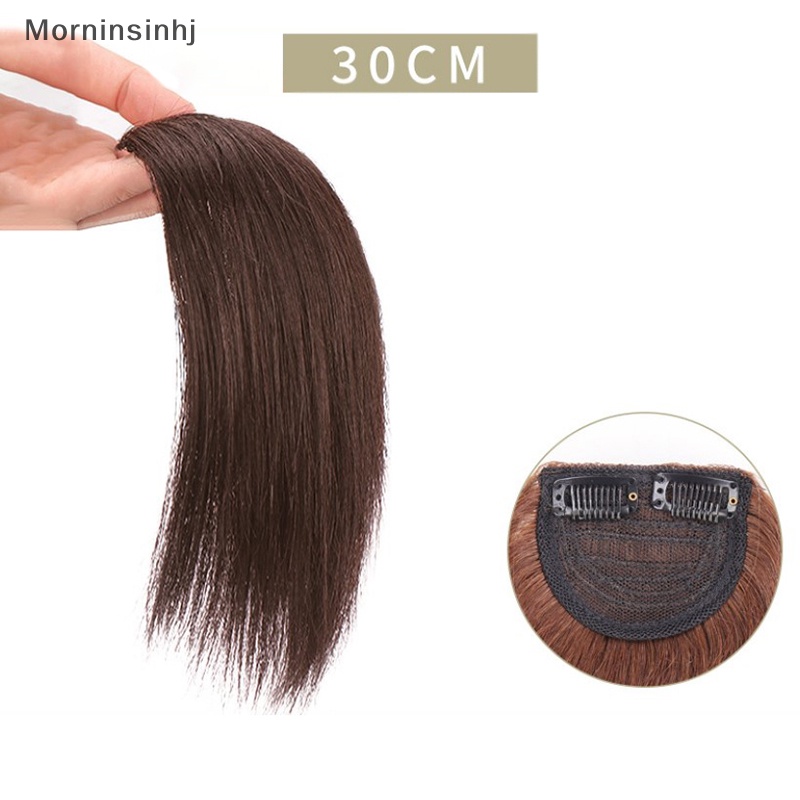 Mornin 20/30cm Bantalan Rambut Sintetis Hair Extension Untuk Wanita Wig Berbulu Palsu Sopak id