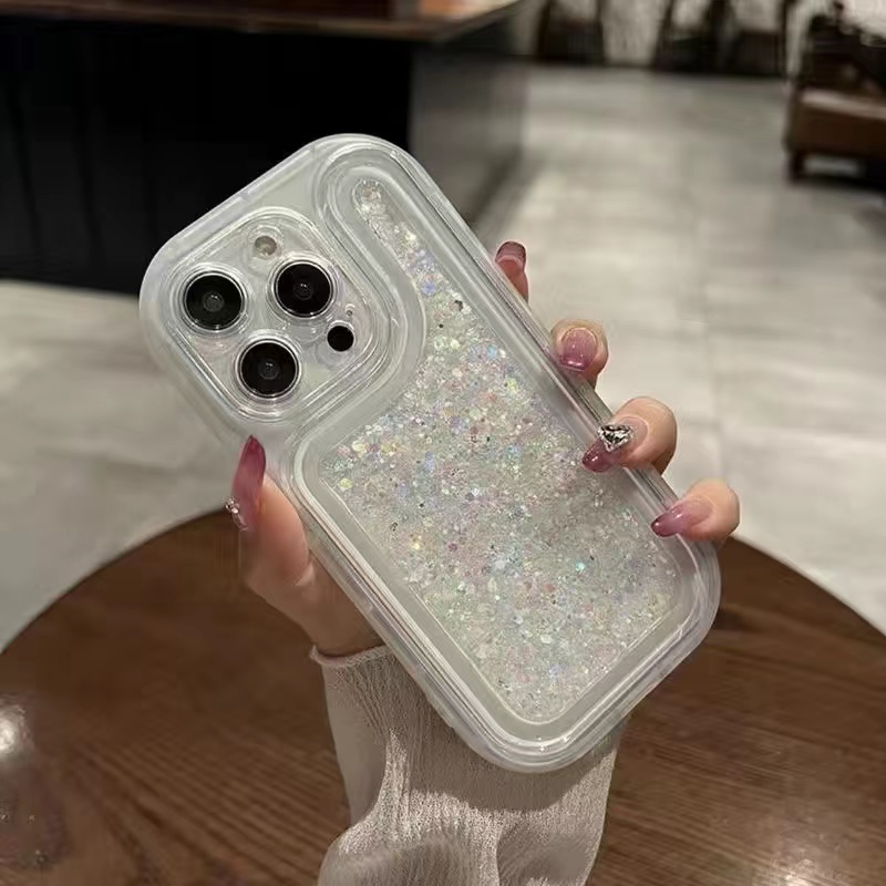 IPHONE Glow Silicone Cover Untuk Iphone14 13 12 11 Pro X XS Max XR 7 8 14 Plus Transparan Pelindung Flash Gradasi Soft Case