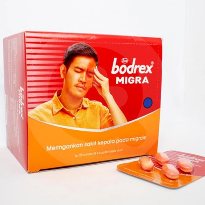 [BOX] BODREX MERAH EXTRA MIGRA FLU BATUK SAKIT KEPALA DEMAM NYERI OTOT