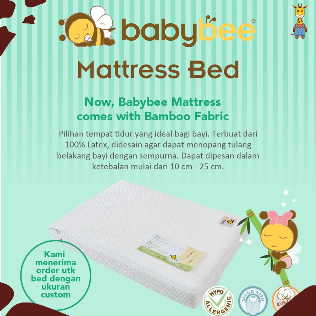 Babybee Mattress Pad 110x70x5 - Kasur Matras Bayi