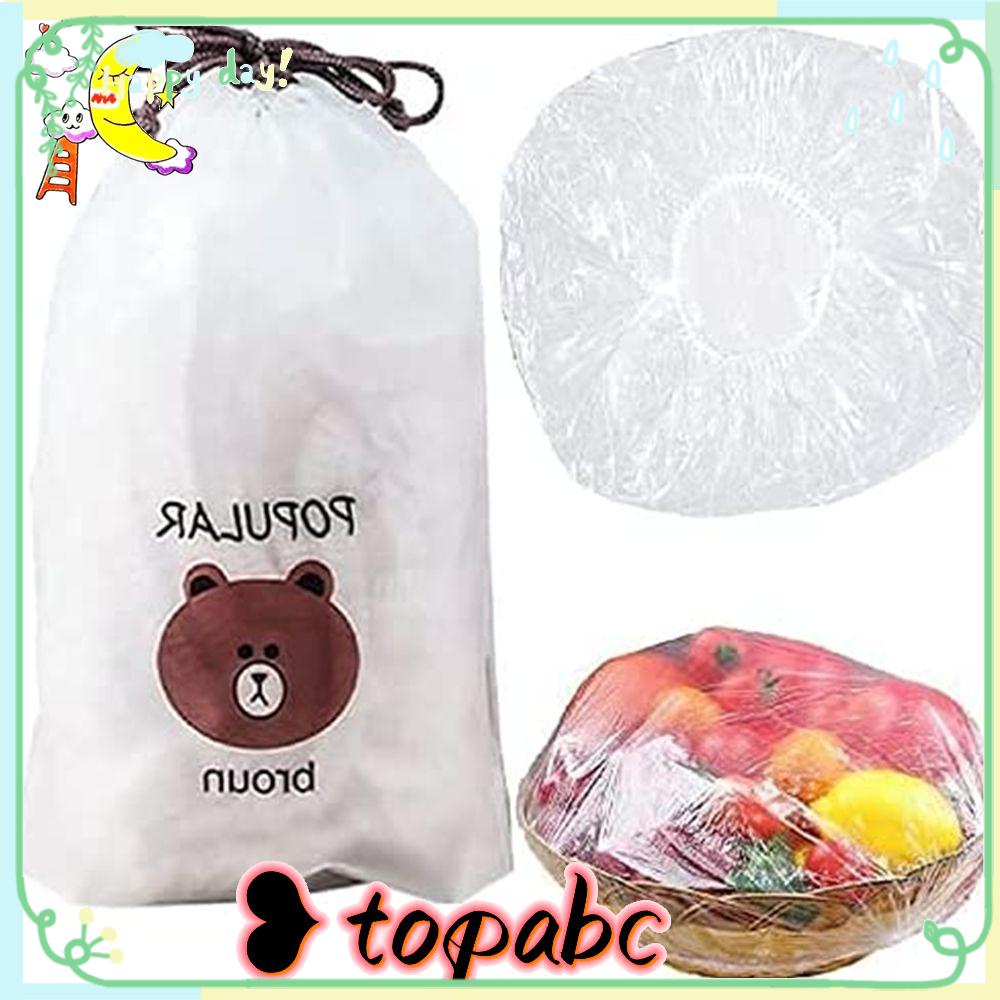 TOP Bowl Cover Reusable 100Pcs Food Fresh Reusable Stretch Suction Bulat Persegi Tutup Silikon