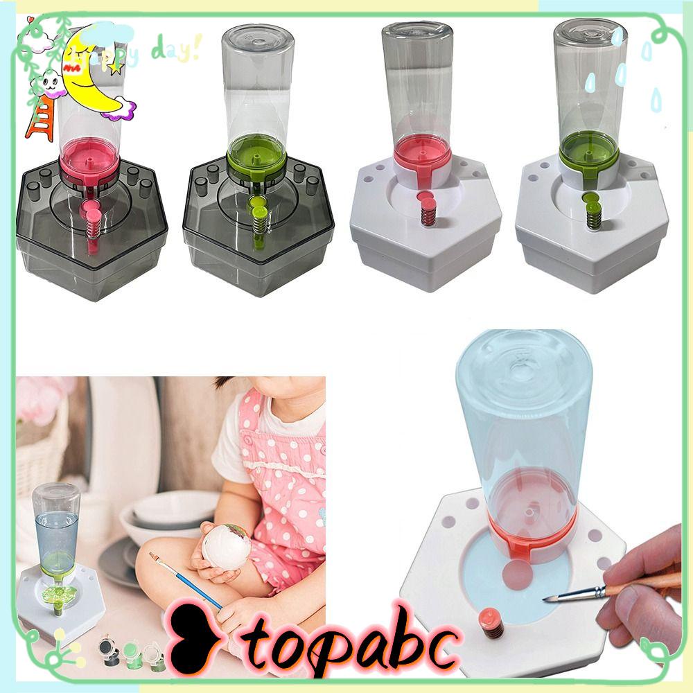 TOP Pembersih Kuas Cat New Brush Washer Water Cycle Paintbrush Rinser Hexagon