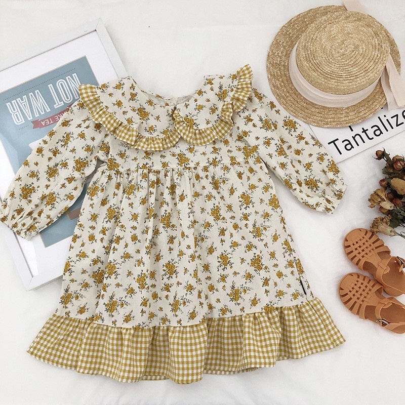 2-6thn | DRESS ANAK KOREA PESTA ELEGAN FORMAL PEREMPUAN cat MDD MP
