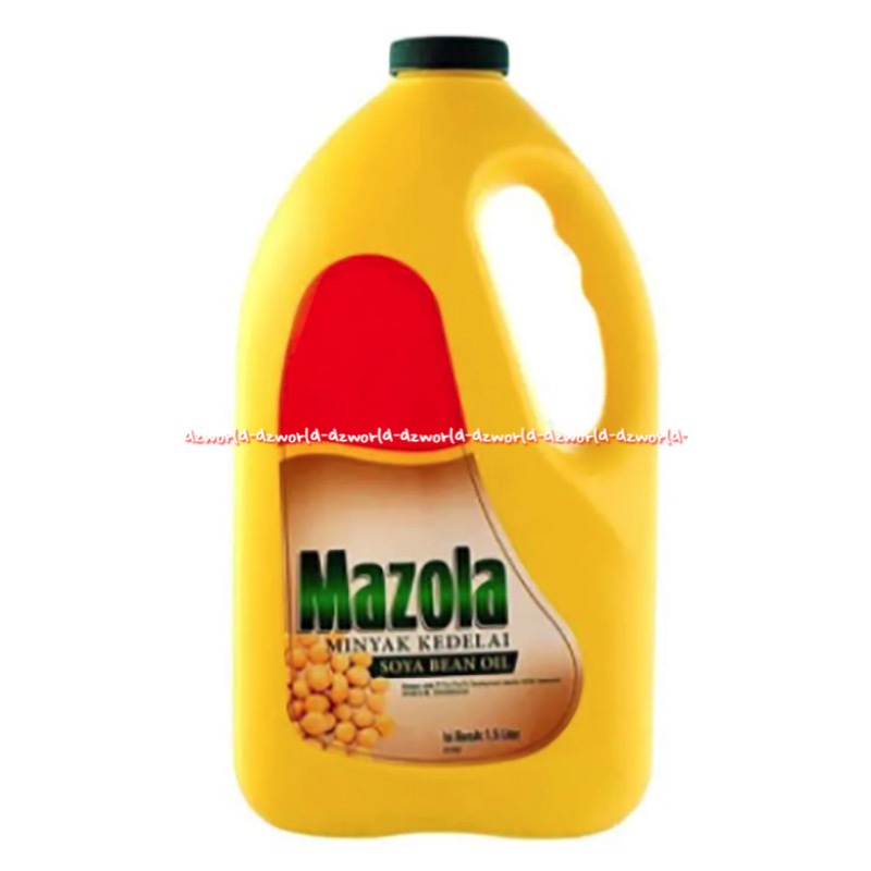 Mazola Minyak Kedelai 1.5L Soya Oil Kemasan Botol Derigen Mazzola Soy Oils Minyak Goreng Kacang Kedelai