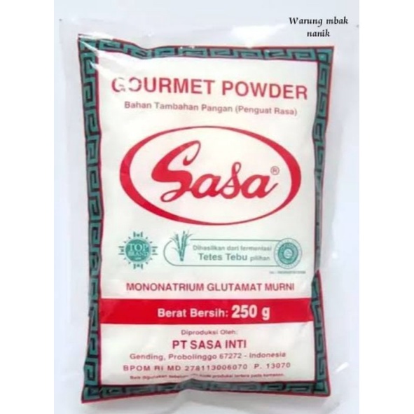 

FCW Jakbar - Micin Penyedap Rasa Sasa 250 Gram