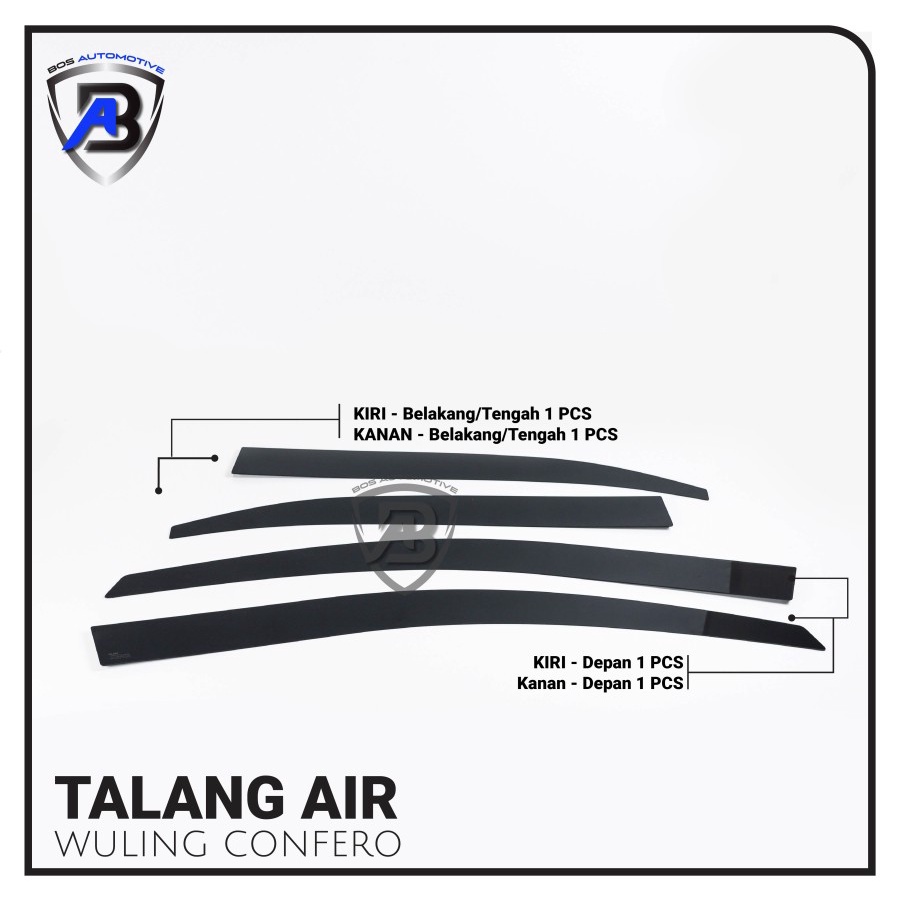 TALANG AIR PINTU MOBIL WULING CONFERO MODEL FLAT ELASTIS