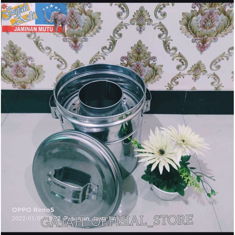 Dandang bakso Mini stenlis terlaris termurah UK 22 cm