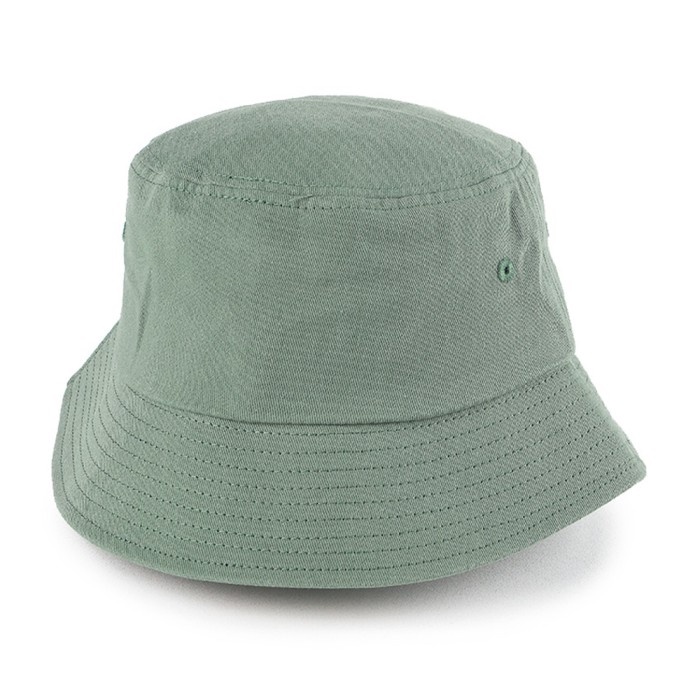 Santa Cruz Lined Oval Dot Bucket Hat Green