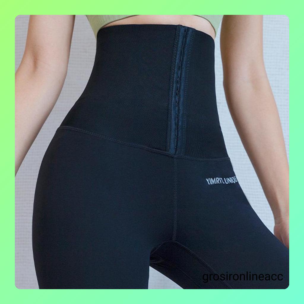 Celana Legging Panjang kurus membentuk yoga perut langsing WT03