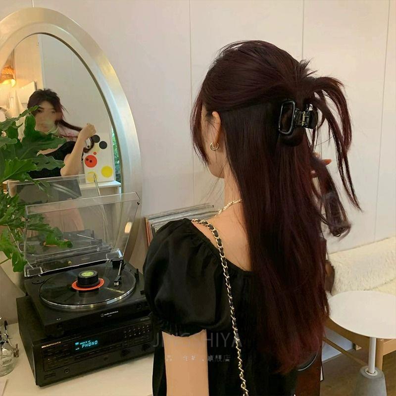 Cute MINI Kecil Haipin Hair Clip Back Head High Ponytail Clip Hiasan Kepala Untuk Wanita Perempuan