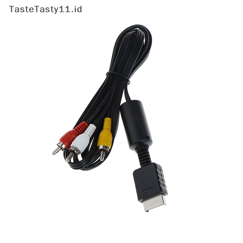 Kabel audio video cord kawat kaiwa .aste kiitasty untuk ps2 ps3 play station console system .