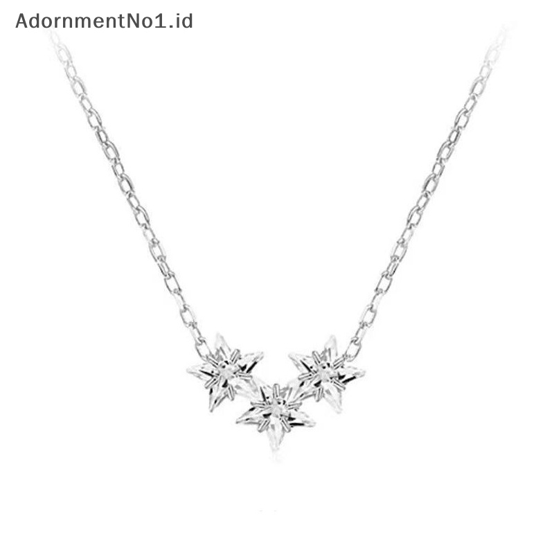 [AdornmentNo1] Fashion kalung bintang Shinny lucu gaya korea Multi-bintang liontin perhiasan Exquisite Niche rantai klavikula untuk wanita hadiah ulang tahun