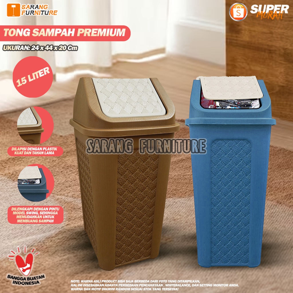 Tempat Sampah Tong Sampah SWING Tempat Sampah CLUB DBR 15L Original Dust Bin 15 Liter