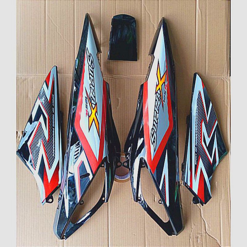 BODY BELAKANG SUPRA X 125  2006-2010 PLUS STRIPING honda supra x125