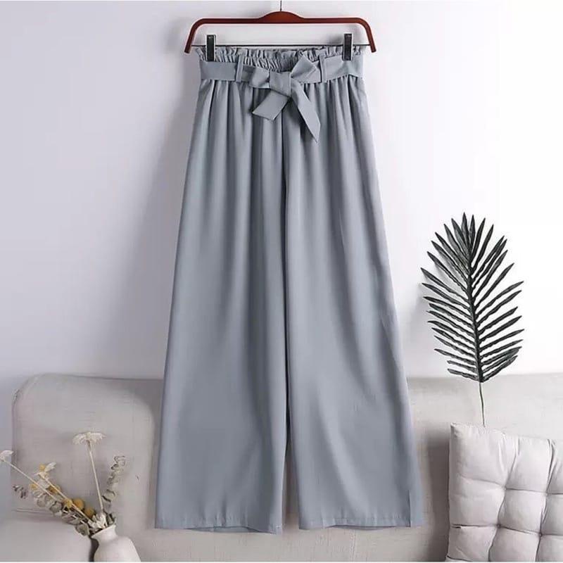 CELANA WANITA KULOT PITA MOOLA ANSLEY DAILY KULOT RIBON PANTS CULLOTE WANITA TERBARU MURAH MERIAH PINGGANG TINGGI