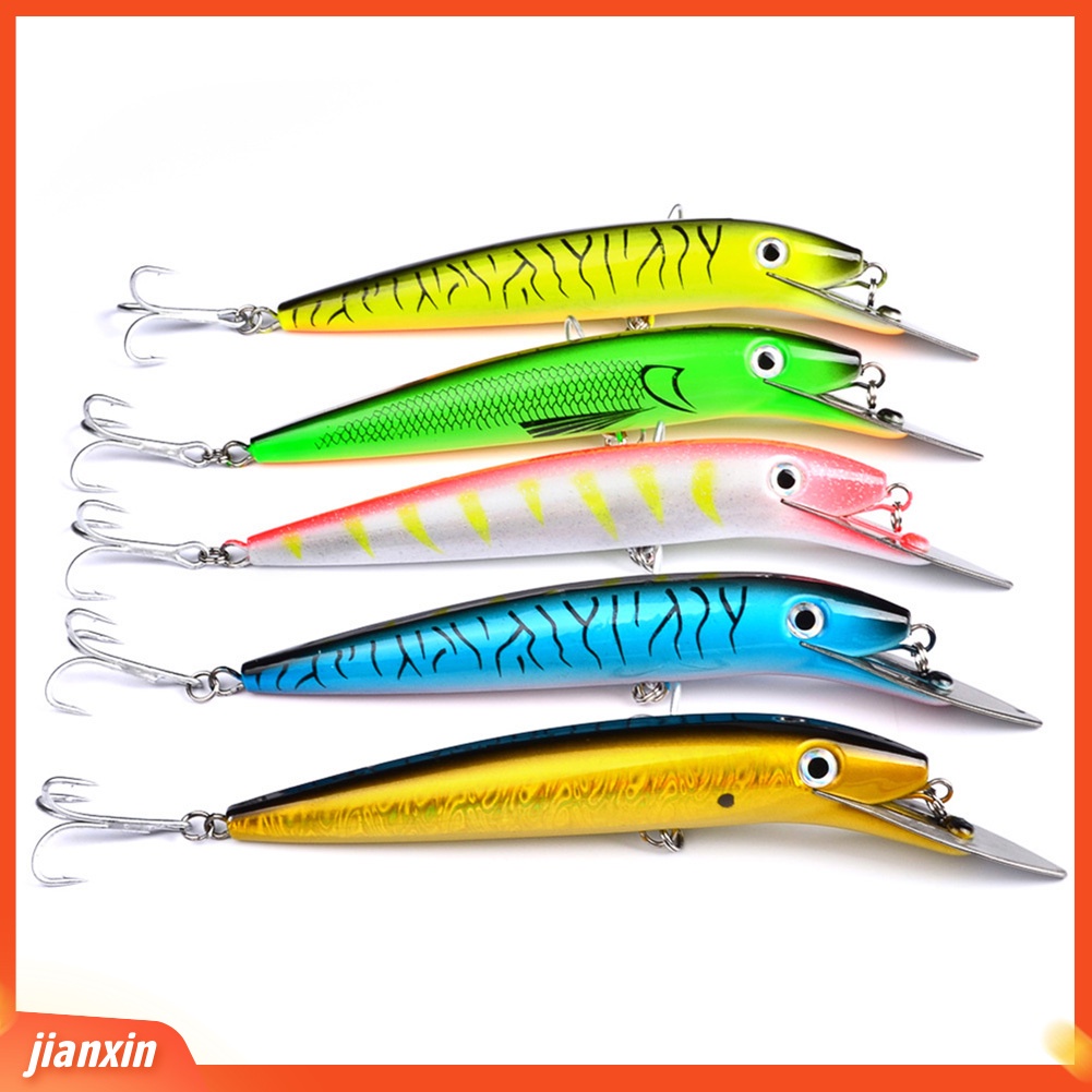 (In Stock) 20 cm Ikan Kecil Buatan VIB Bionic Fishing ABS Hard Lure Umpan Tackle Dengan Kait
