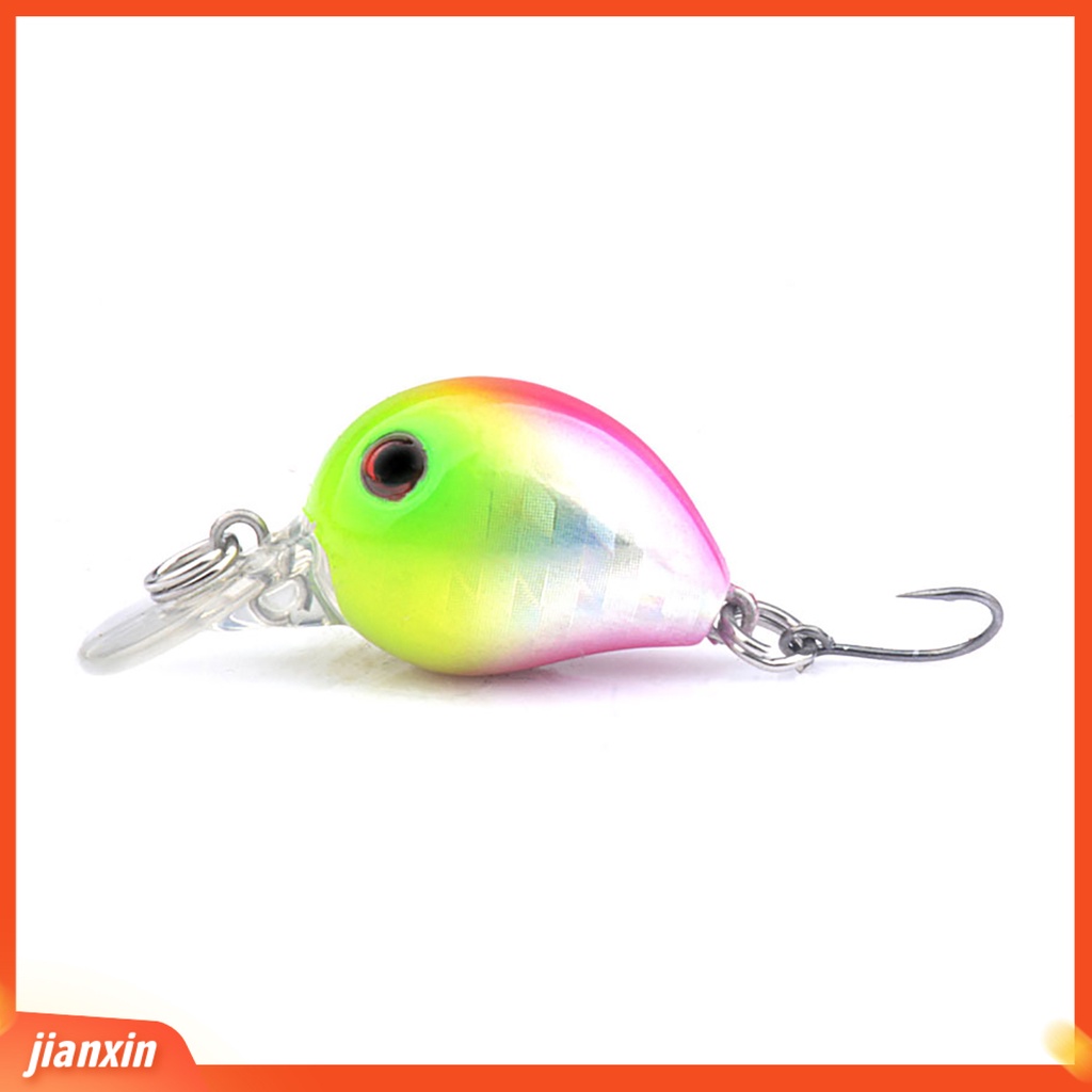 (In Stock) 3.2cm /1.5g Umpan Bionik 3D Simulasi Fisheye Tajam Kait Realistis Angling Mengambang Air Kait Tunggal Umpan Umpan Memancing Luar Ruangan