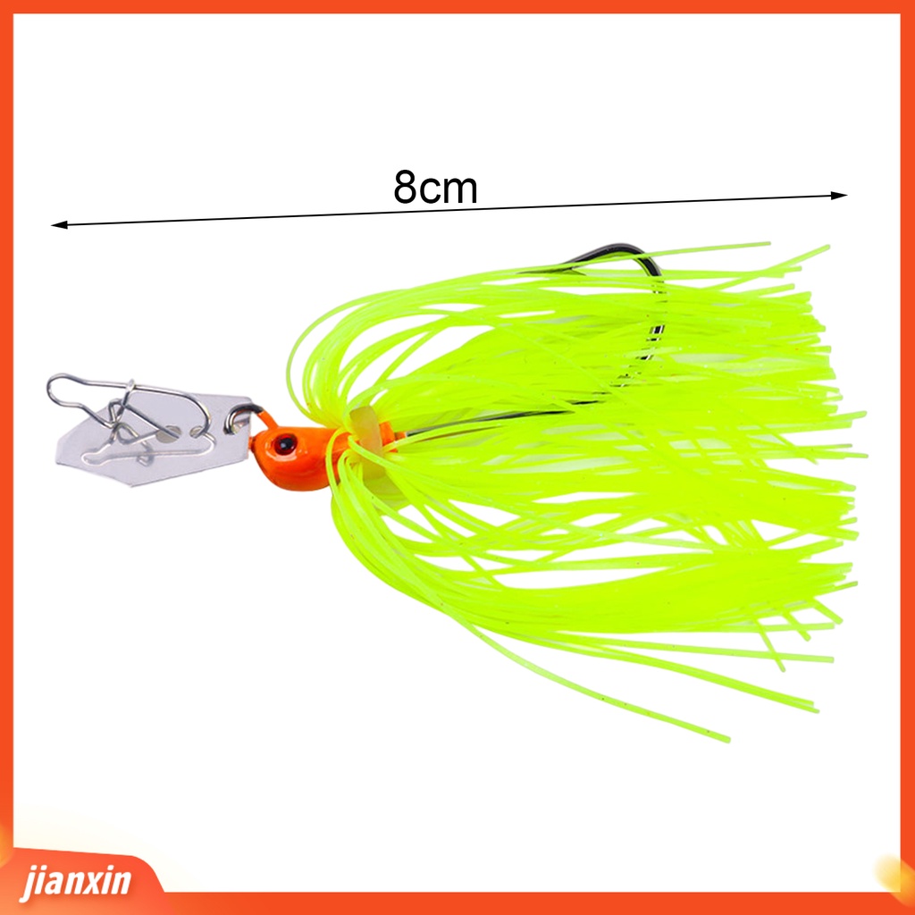 (In Stock) 8cm /10.8g Umpan Pancing Dengan Jenggot Warna Cerah Kait Tajam Kekuatan Tinggi Simulasi Tinggi Fishing Tackle Reusable Wobblers Lures Spinners Sendok Umpan Perlengkapan Memancing