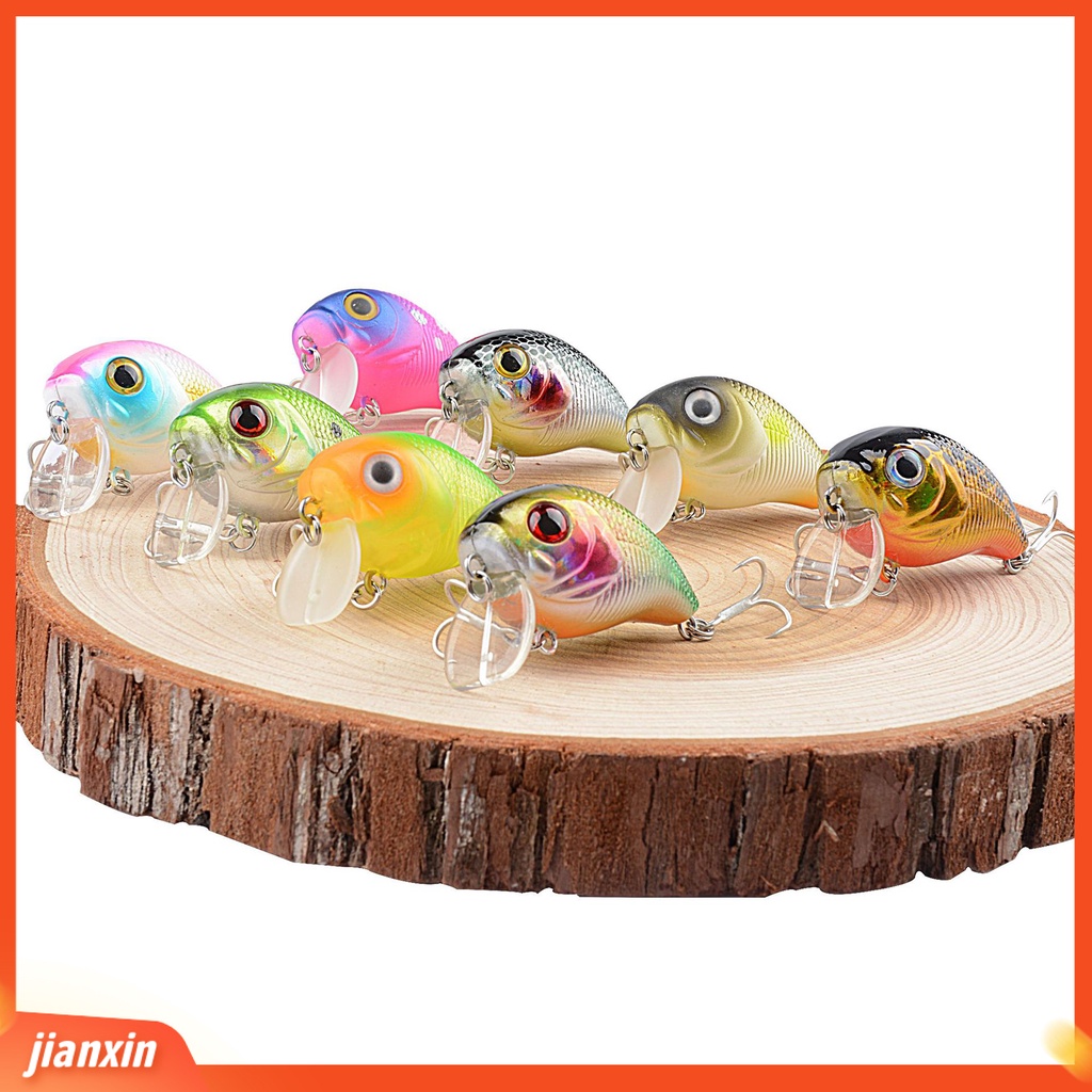 (In Stock) 4.4cm /6g Umpan Bionic Tajam Kait Simulasi Realistis Reflektif Angling Plastik Penggemuk Kecil Mengambang Batu Umpan Memancing Luar Ruangan