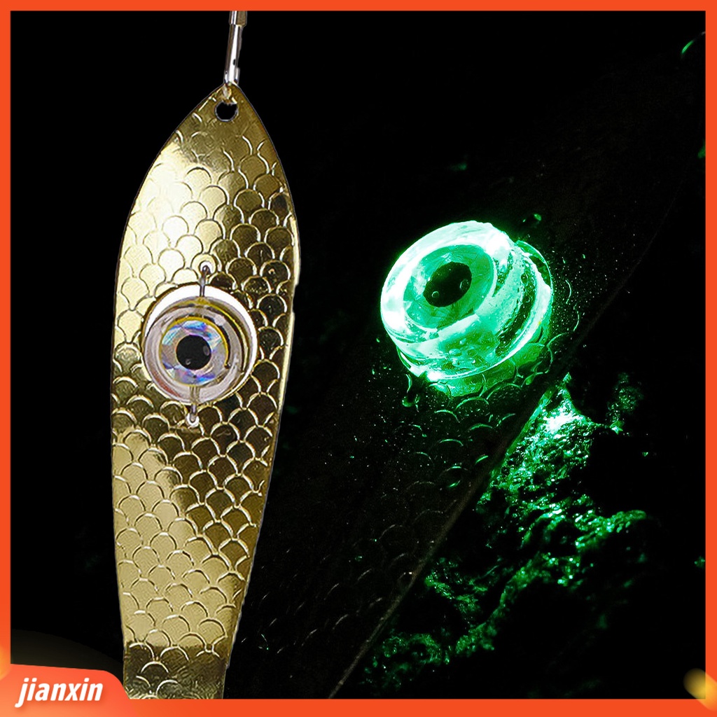 (In Stock) 9.5cm 30g Lampu Memancing Bawah Air Elektronik Menarik Ramah Lingkungan Dengan Kait Treble LED Umpan Umpan Pancing Lampu Untuk Angling