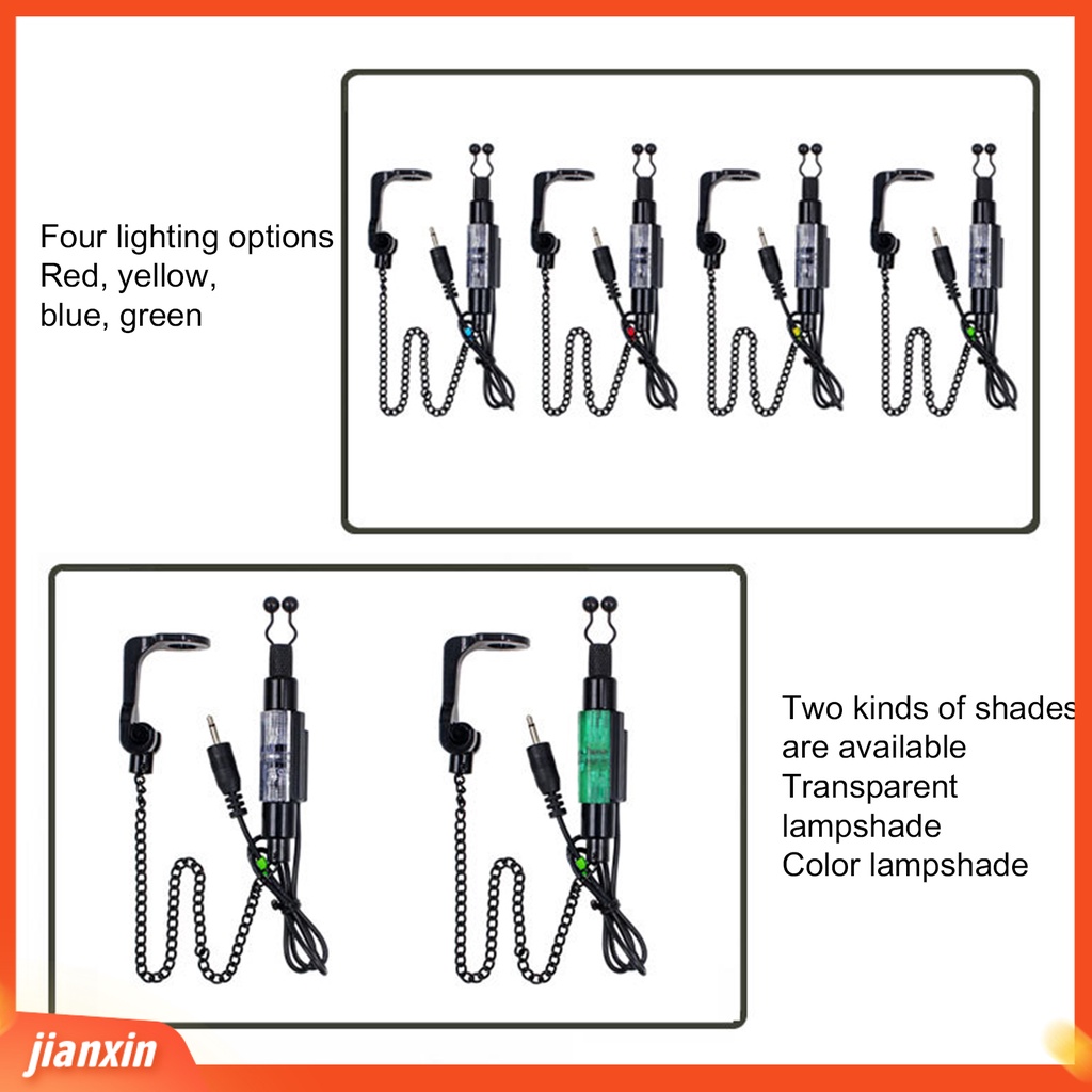 (In Stock) 4Pcs Swinger Pancing Praktis Mudah Dibawa Rantai Metal Fishing Bite Swinger Untuk Outdoor