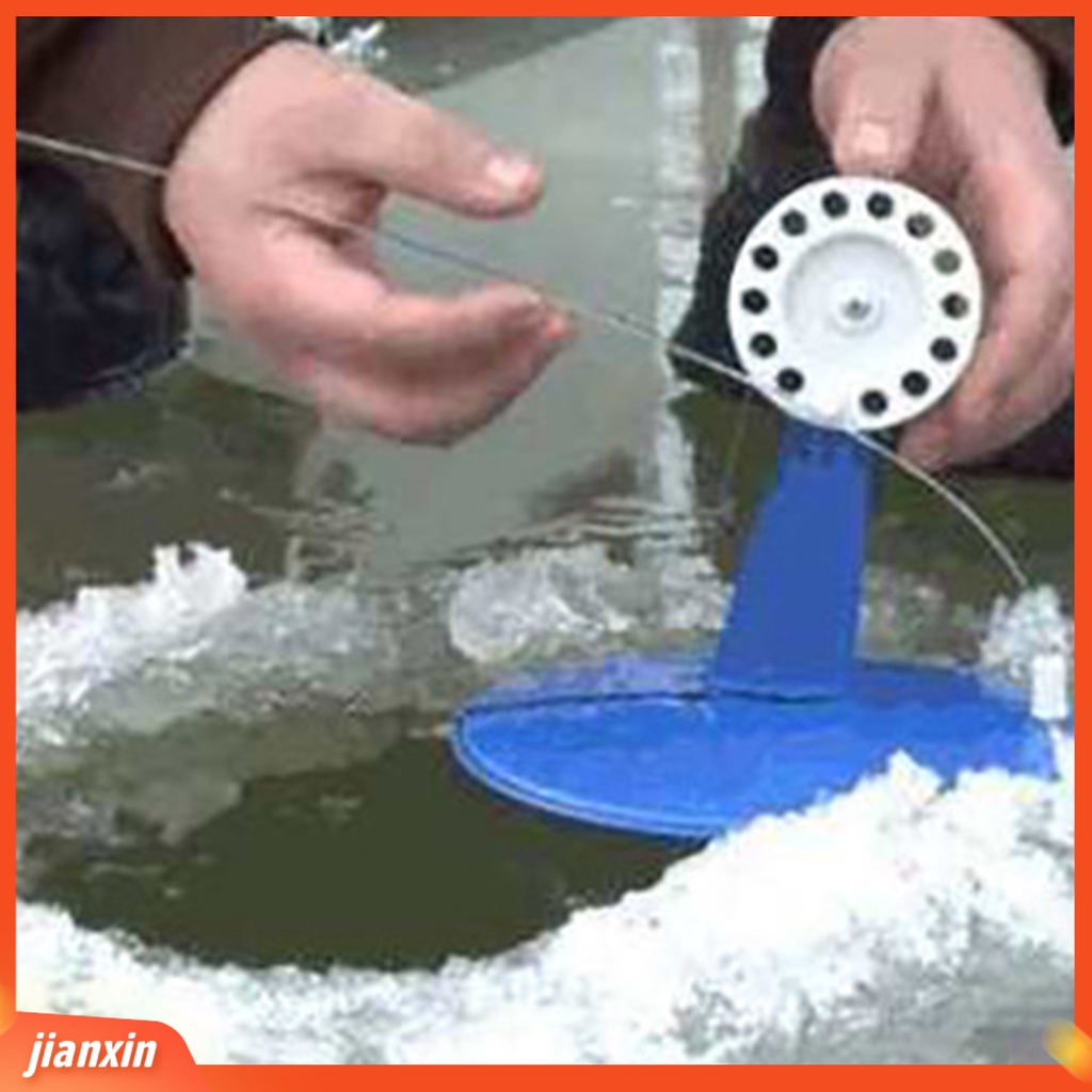 (In Stock) Bendera Pancing Es Solid Tahan Dingin Biru Outdoor Musim Dingin Sungai Mengambang Bendera Joran Pancing Untuk Angling