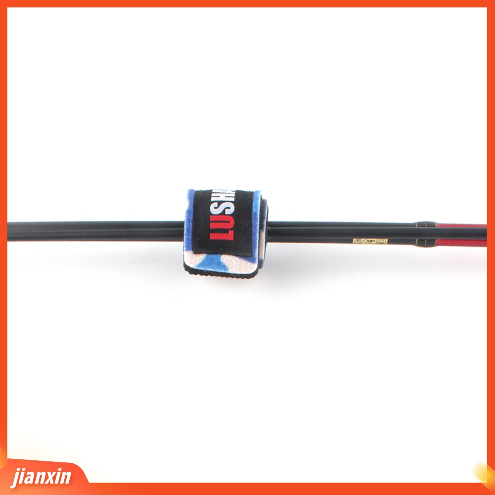 (In Stock) LUSHAZER Pancing Tie Magic Tape Elastis Wrap Band Tali Aksesoris Ikan