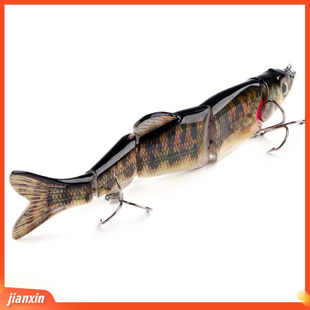 (In Stock) 16.5cm Multi Jointed Mancing Buatan Manusia Hidup Umpan Wobbler Renang Crankbait