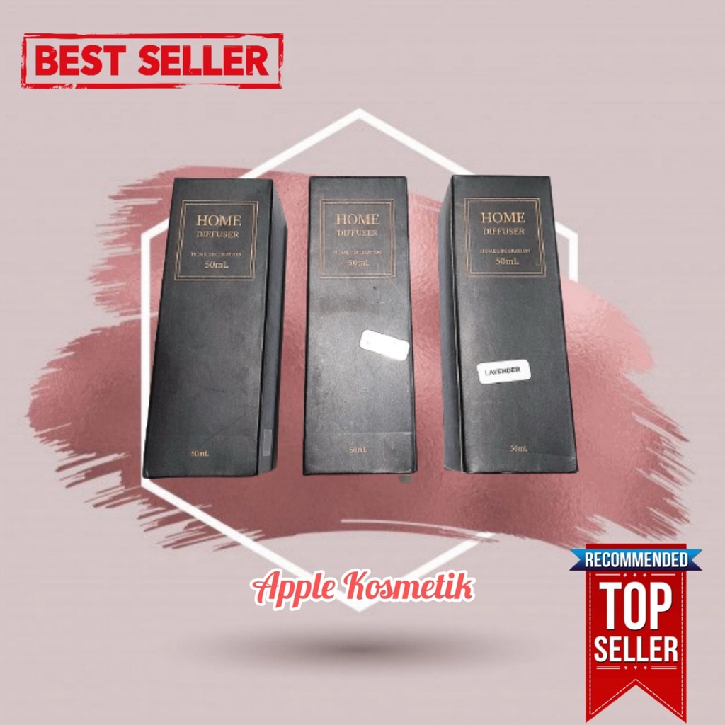 Reed Home Diffuser Aromatherapy / Diffuser  Pengharum Ruangan 50ml - APPLE KOSMETIK